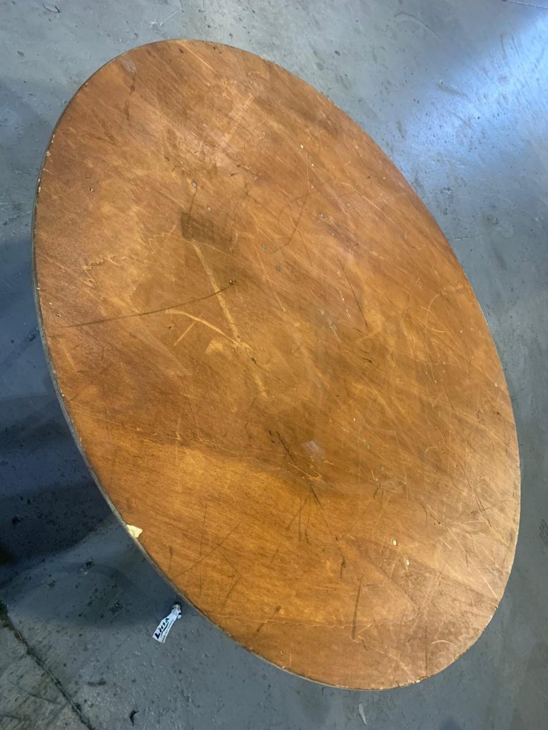Ex Hire 6' ft Varnished Banqueting Table Clearance BE Furniture Sales