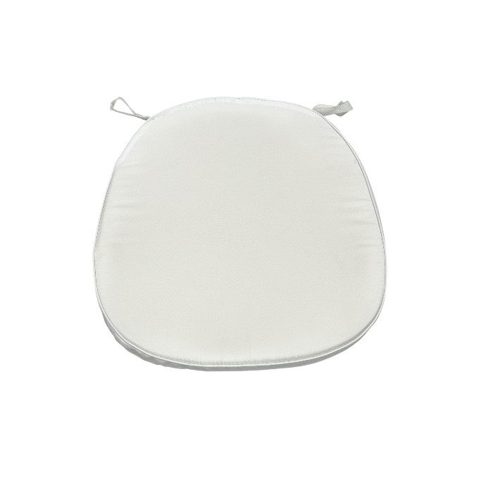 White Tie On Seat Pads