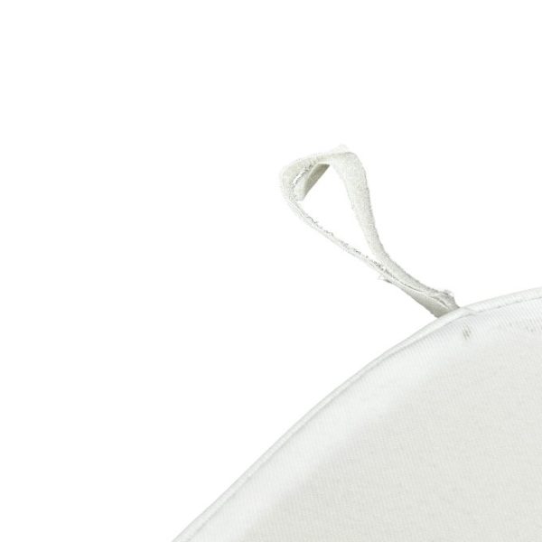 White Tie On Seat Pads