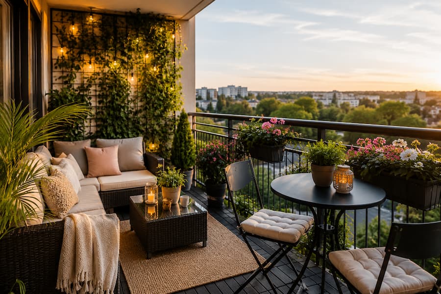 Balcony Living Ideas - BE Furniture Sales