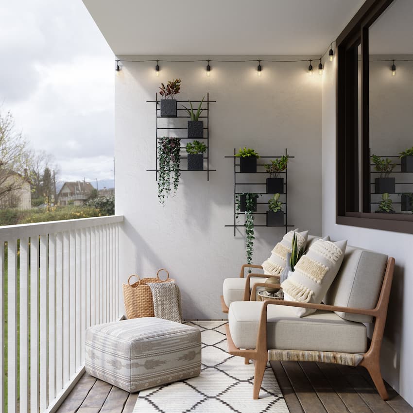 Small Balcony Design Ideas - BE Furniture Sales