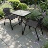 Black Rattan Balcony Set - BE Furniture Sales