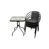 Black Rattan Patio Set Black Rattan Patio Set