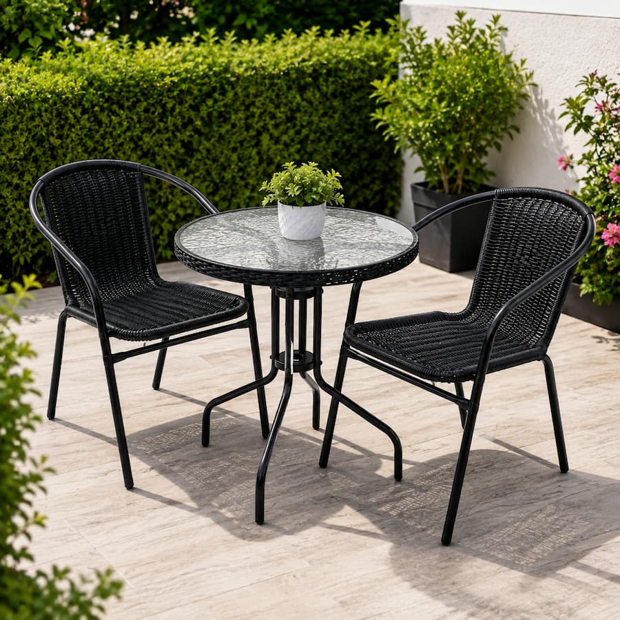Black Rattan Garden Furniture Sets – Back In Stock!