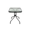 Square Glass Garden Table Square Glass Garden Table