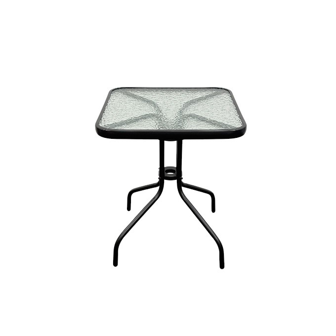 Square Glass Garden Table