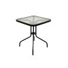 Square Glass Garden Table Square Glass Garden Table