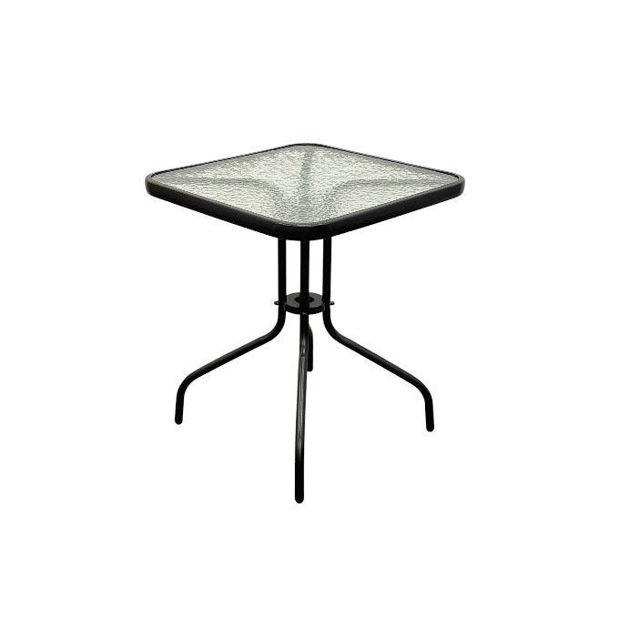 Square Glass Garden Table