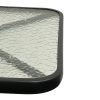 Square Glass Garden Table Square Glass Garden Table