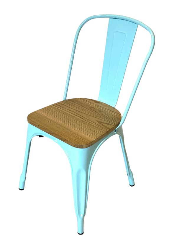 Blue Tolix Chairs