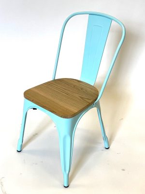 Blue Tolix Chairs
