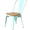 BE-TC3 2 Blue Tolix Chairs