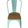BE-TC3 4 Blue Tolix Chairs
