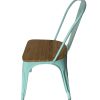 BE-TC3 5 Blue Tolix Chairs