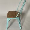 Blue Tolix Chairs