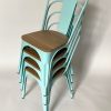 Blue Tolix Chairs