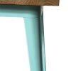 BE-TT3 2 Blue Tolix Tables