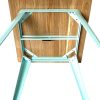 BE-TT3 4 Blue Tolix Tables