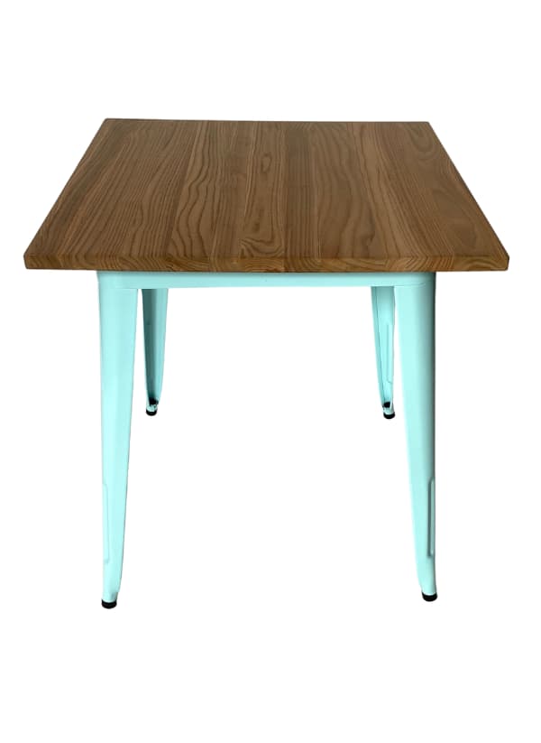 Blue Metal Tolix Table to Buy - BE Furniture Sales