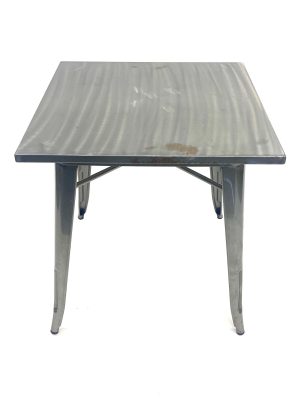 Silver Metal Tolix Table