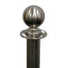 Silver Barrier Posts Silver Barrier Posts