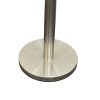 Silver Barrier Posts Silver Barrier Posts