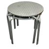 Stacking Aluminium Round Table Stacking Aluminium Round Table