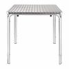 Ex Hire - Weatherproof Square Aluminium Table - 70 cm - Clearance - BE Furniture Sales