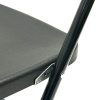 Black Sam 2 Black Folding Chairs