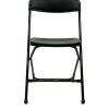 Black Sam 4 Black Folding Chairs