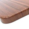 BE-8012-1T-70S 4 Wood effect square table tops