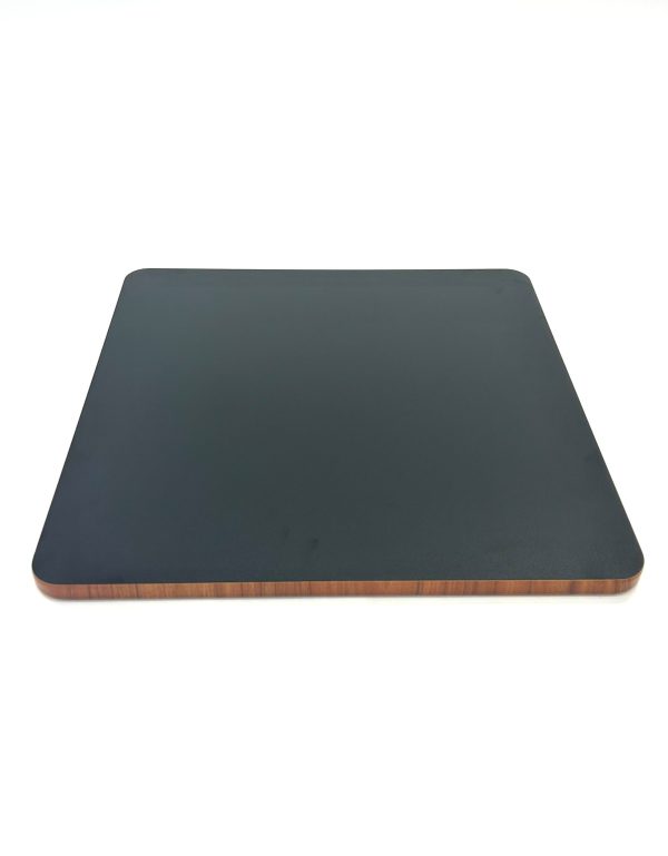 Wood effect square table tops