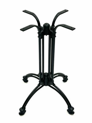 Black Cast Aluminium Table Base - BE Furniture Sales