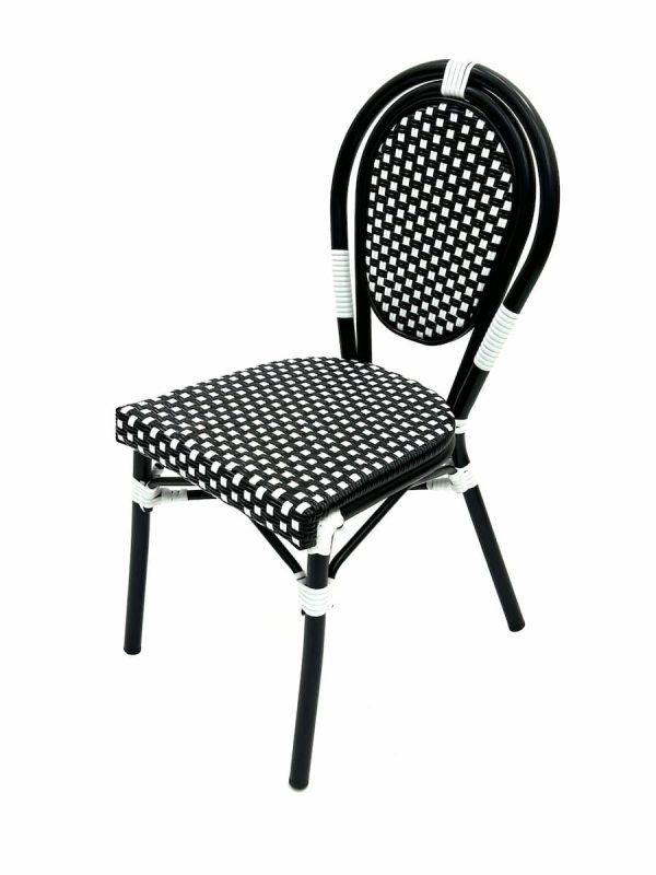 Black Paris Bistro Chairs - Cafe's, Bistros or Home - BE Furniture Sales