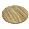 Light Wood Effect Round Bistro Table Top - 60 cm Dia - BE Furniture Sales