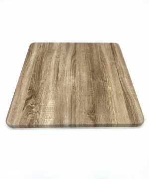 Light Wood Effect Square Bistro Table Tops - 70cm - BE Furniture Sales