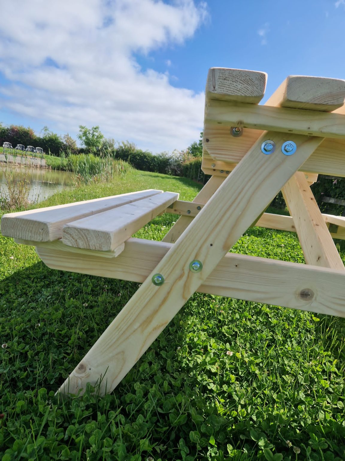 Wooden Picnic Benches 6 Seater BE Furniture Sales