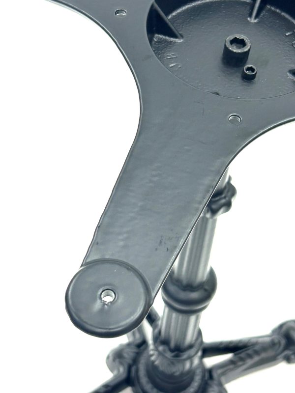 Black Cast Iron Table Base BE Furniture Sales