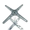 TB051 6 Aluminium Flip Down Table Base