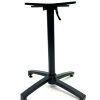 TB052 2 Black Flip Down Table Bases