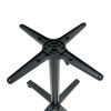 TB052 6 Black Flip Down Table Bases