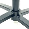TB052 8 Black Flip Down Table Bases