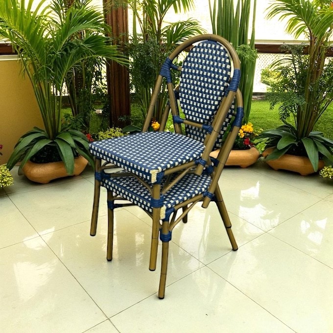 Blue Paris Bistro Chairs