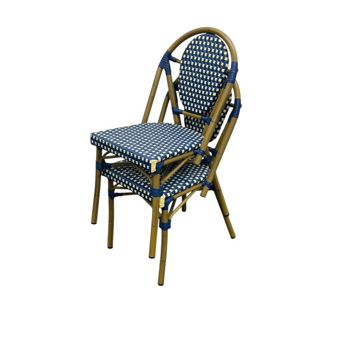 Blue Paris Bistro Chairs