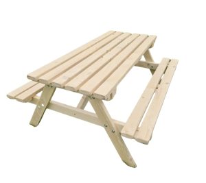 Wooden Picnic Bench 6 Seater - Brand New - BE Furniture Sales