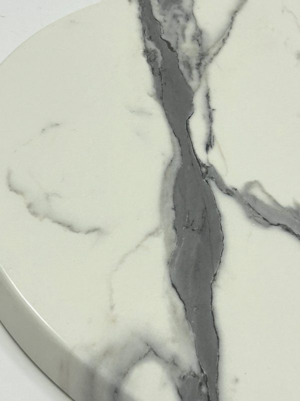 Romeo White Marble Bistro Table Tops