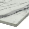 Romeo White Marble Effect Square Table Tops Romeo White Marble Effect Square Table Tops