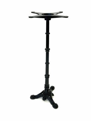 Black Cast Iron High Table Base - BE Furniture Sales