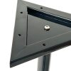 Black High Table 4 Poseur Table Bases