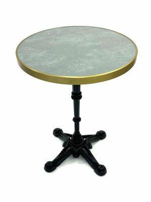 Paris Bistro Table with Marble Table Top - BE Furniture Sales